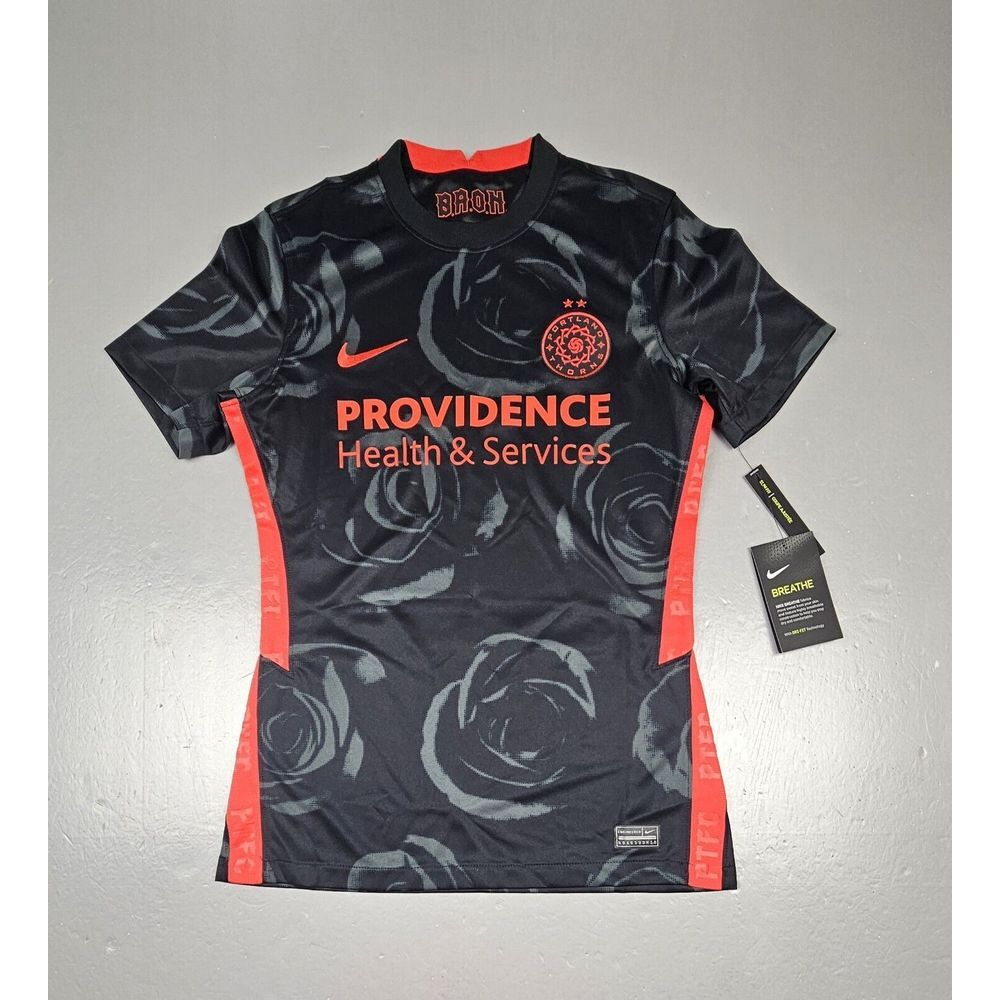 Nike Portland Thorns FC Soccer Jersey Womens Small.‎ Stadium Home CD2453-011 NEW